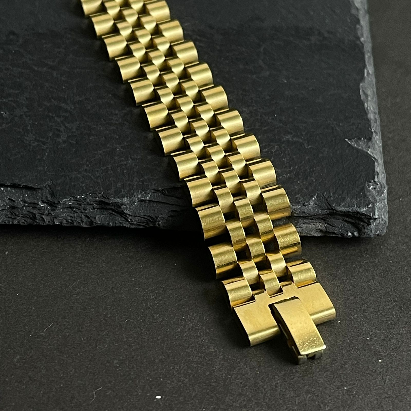 Premium Golden RLX Jubilee Bracelet for Men